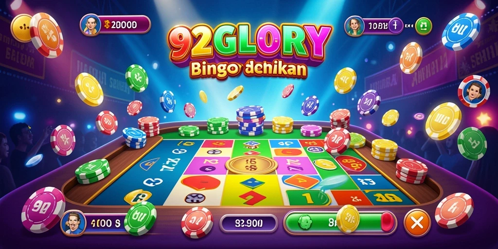 Tampilan gameplay Bingo di 92GLORY yang mengasyikkan.
