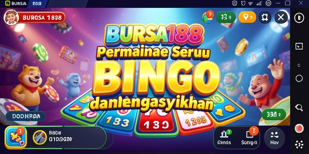 Tampilan gameplay menarik dari aplikasi Bingo BURSA188.
