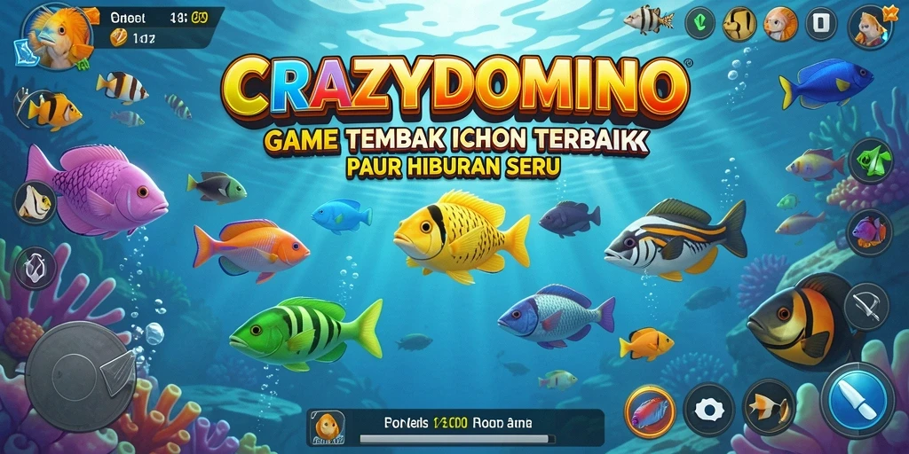 Screenshot gameplay Tembak Ikan yang seru dan mendebarkan.