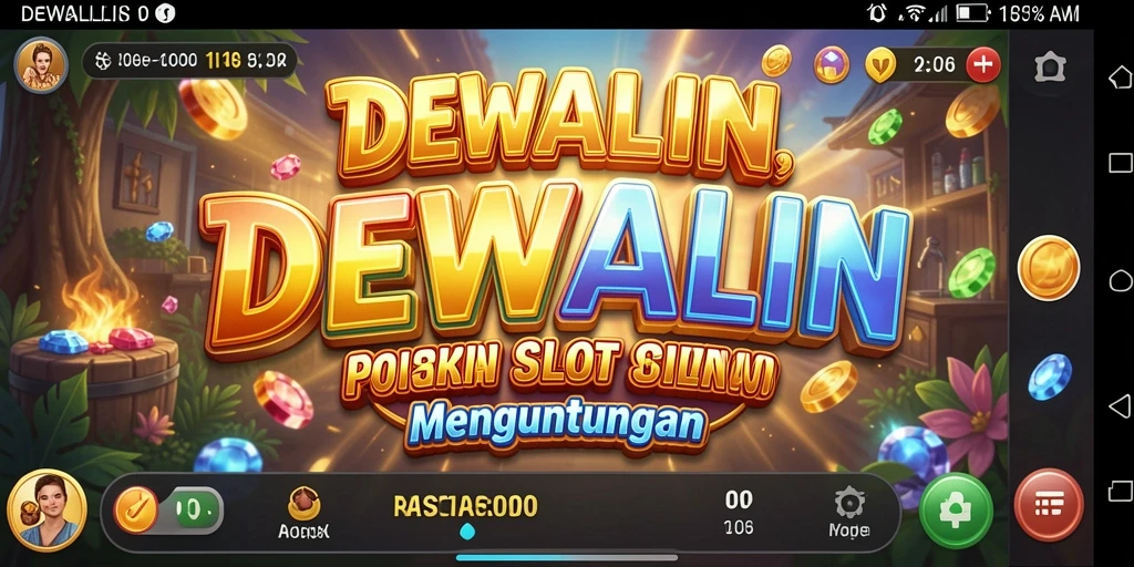 Tampilan gameplay menarik dari DEWALIN dengan efek visual yang memukau.