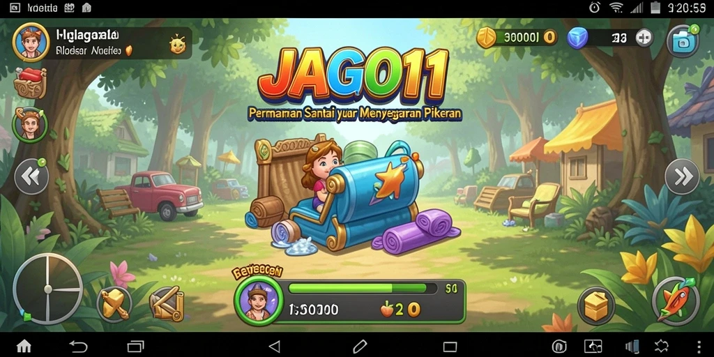 Tampilan gameplay menarik di <strong>JAGO11</strong> dengan desain warna-warni dan grafik yang menarik.