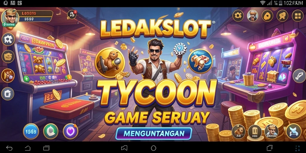 Gameplay LEDAKSLOT yang seru dengan berbagai slot menarik.
