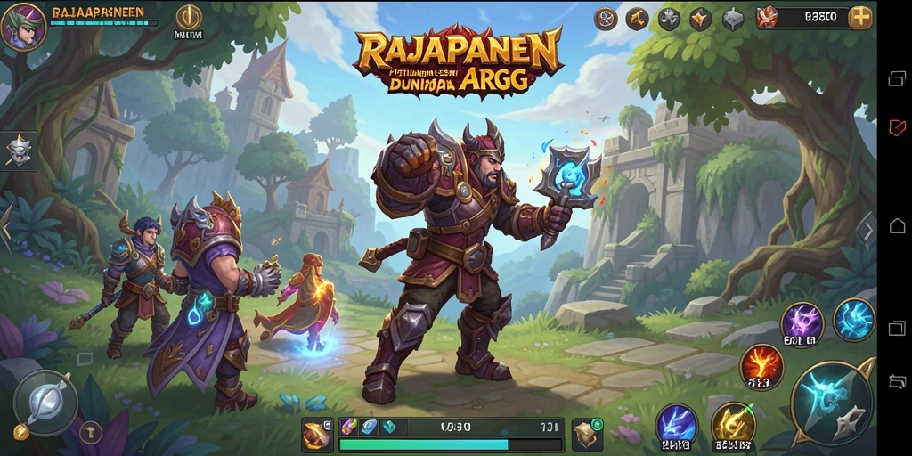 Tangkapan layar gameplay menampilkan aksi mendebarkan dalam RAJAPANEN.