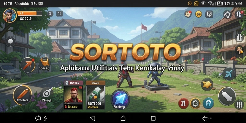 Tampilan utama SORTOTO dengan antarmuka yang ramah pengguna.