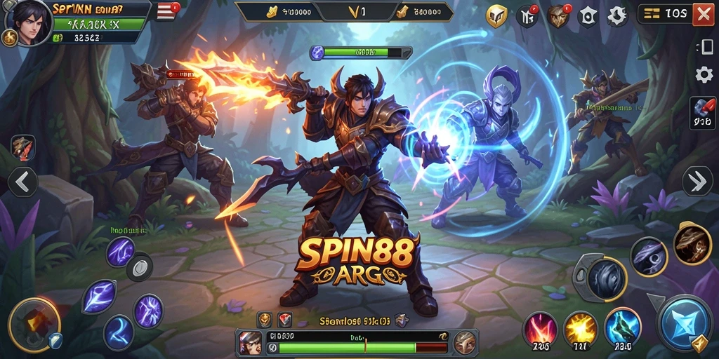 Tampilan menarik dari gameplay SPIN88 dalam dunia ARPG.
