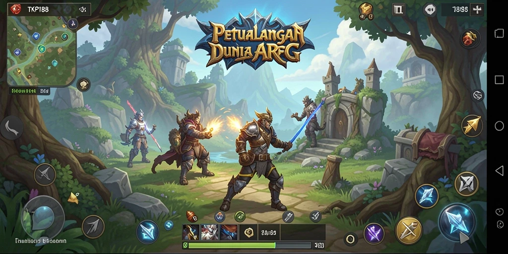 Screenshot gameplay TKP188 yang menampilkan aksi pertarungan seru.