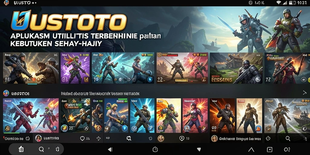 Tampilan antarmuka UUSTOTO yang bersih dan user-friendly.